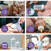 Philips AVENT Butelka Natural Response dla niemowląt z nakładką antykolkową AirFree 125 ml 0m+ 2 szt 990352