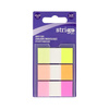 Strigo Zakładki indeksujące z linijką 45x20mm 3 kolory 60 kartek 810238