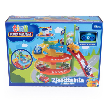 Flota Miejska Tiny Zjeżdzalnia z autkiem 731316