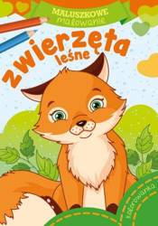 Książeczka maluszkowe malowanie zwierzęta leśne