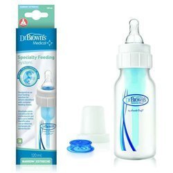 Dr. Brown's Butelka Standard do karmienia niemowląt z rozczepem wargi lub podniebienia 120 ml
