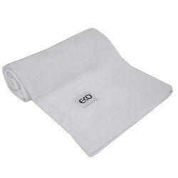 Eko kocyk dzianinowy ple-63 biały 880884