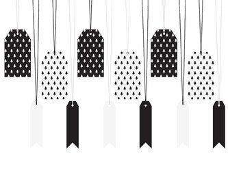 Zawieszki do prezentów choinki (1 op. / 12 szt.)