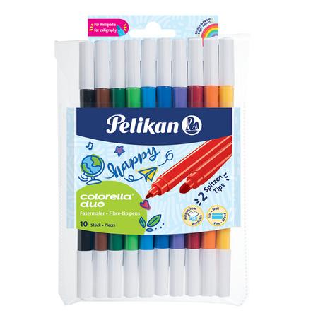 Pelikan Flamastry Colorella Duo 10szt etui blister 973177