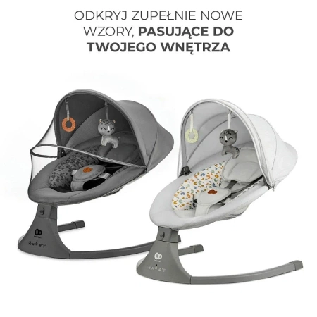 Kinderkraft Lumi 2 Light Grey bujaczek  925018 