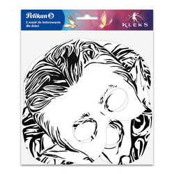 Pelikan Maski dla dzieci do kolorowania Kleks 589115