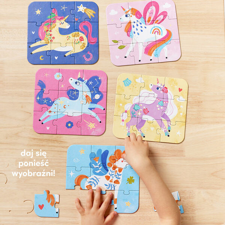 CzuCzu Puzzle Baśniowe Jednorożce 3+ 494195