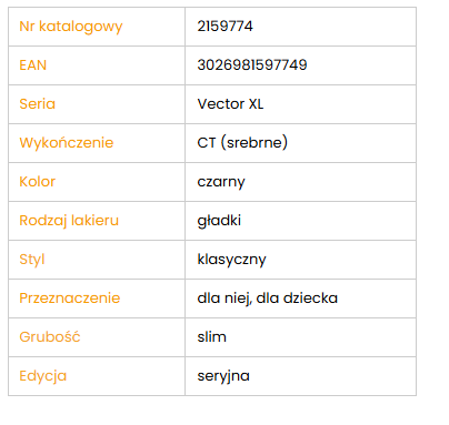 Parker 2159774 Pióro kulkowe Vector XL Czarne 597749