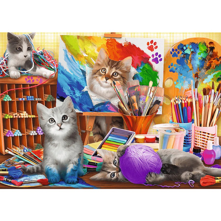 Puzzle Trefl 2x500 Sztuka malowania 375305