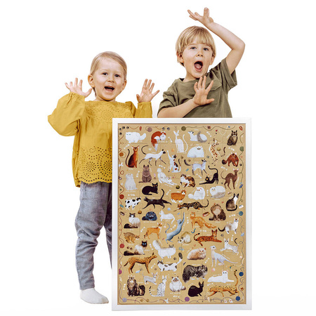 CzuCzu: Puzzlove CzuCzu Koty 60 el. 4+