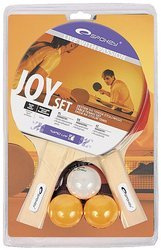Zestaw 2 rakietki + 3 piłeczki do ping ponga joy set 818147