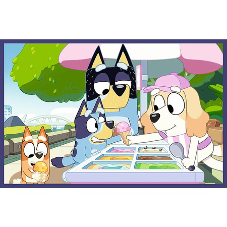 Puzzle Trefl 2x24 Zabawny Bluey 344462