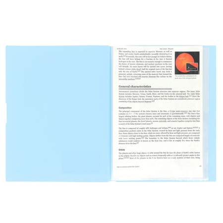 Strigo Album ofertowy A4 20 koszulek błękitny 854874