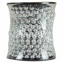 Łańcuch z koralami na szpuli srebrny 227100