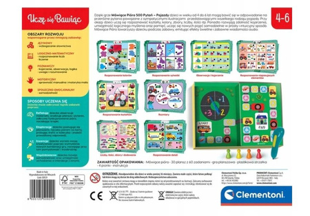 Clementoni Uczę się bawiąc! Mówiące pióro Lecznica dla zwierząt 503896