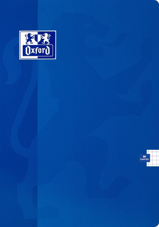 Oxford esse brulion miękki  b5 - miękka kartonowa okładka - szyty - kratka 5mm z marginesem - 96 kartek -miks kolorów