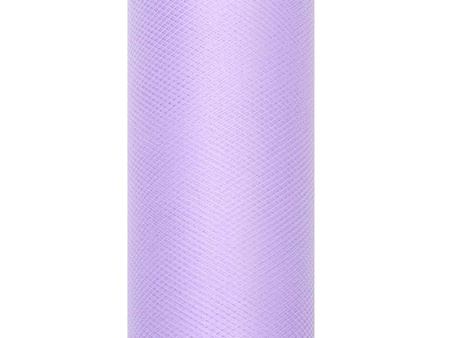 Tiul gładki, liliowy, 0,15 x 9m (1 szt. / 9 mb.)
