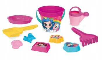 Kpl do piasku z iml 10el. Pink wader 75039