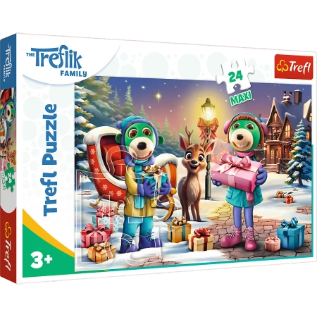 Puzzle Trefl 24 maxi Zimowy czas z Treflikami 143607