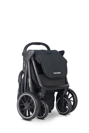 Easywalker Jackey2 XL Przestronny, samoskładający się wózek spacerowy z kołami XL Midnight Black 117011
