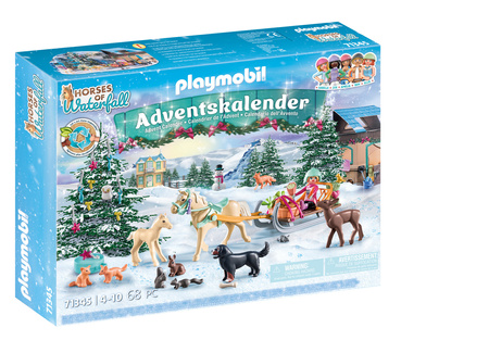 Playmobil 71345 Kalendarz adwentowy Konie: Świąteczny kulig 713452