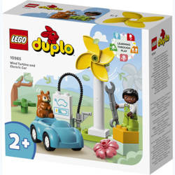 Lego 10985 Duplo Turbina wiatrowa i samochód elektryczny