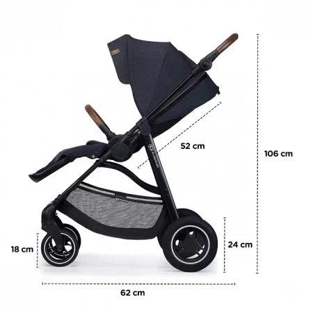 Kinderkraft wózek spacerowy All Road Green Nature Vibes 920464