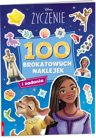 Książeczka DISNEY ŻYCZENIE 100 BROKATOWYCH NAKLEJEK 343040