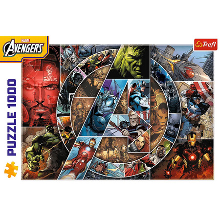 Puzzle Trefl 1000 Avengers Bohaterowie 109344