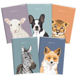 Zeszyt Top 2000 A5 60k linia z marginesem 70g Sweet Animal 413189