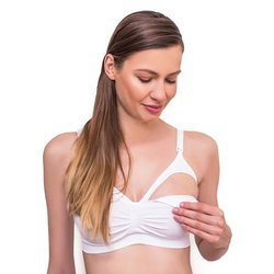 Babyono biustonosz do karmienia e80-85 biały 401361