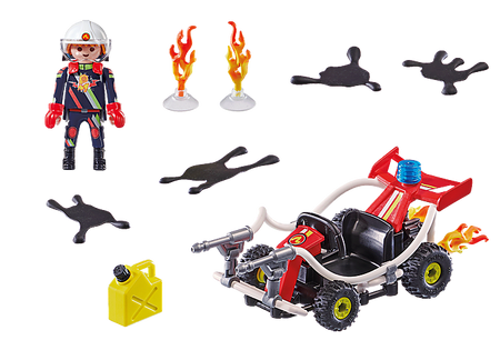 Playmobil 70554 stuntshow gokard straży pożarnej
