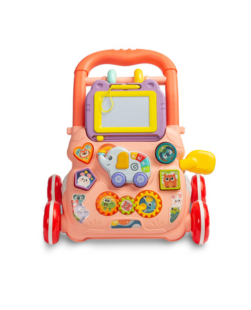 Toyz Zabawka edukacyjna pchacz zoo pink 398006