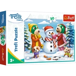 Puzzle Trefl 30 Zimowe zabawy Treflików 183009