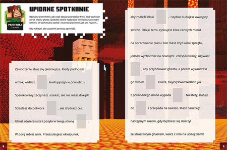 HarperKids Książeczka Minecraft Księga Netheru i Kresu z naklejkami 680426