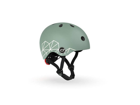 SCOOTANDRIDE Kask XXS-S dla dzieci 1-5 lat Green Lines 965620