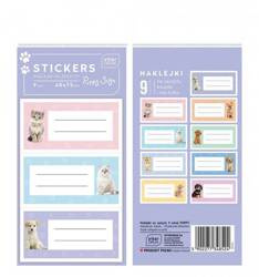 Naklejki na zeszyty 9szt Puppy Sign 348524