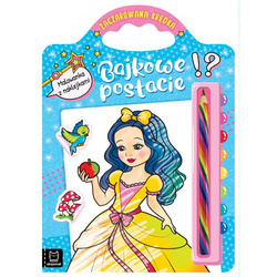Malowanka z naklejkami Zaczarowana kredka Bajkowe postacie 133387