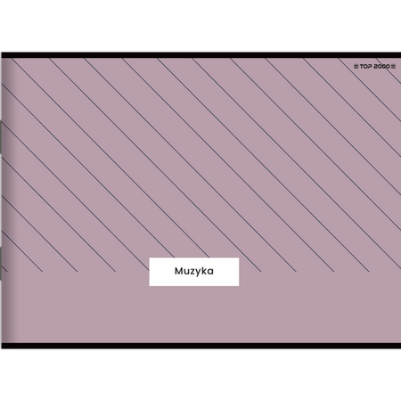 Zeszyt Top 2000 Muzyka A5 16k 5linia 70g 432425