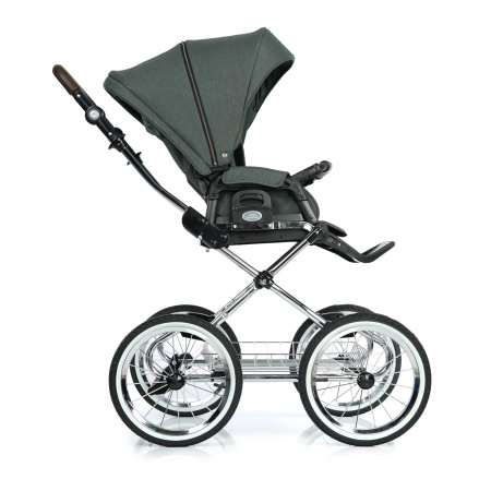 Roan Coss Classic Pure Cashmere stelaż chrom/p.czarny/r.nowy brąz/14"BP