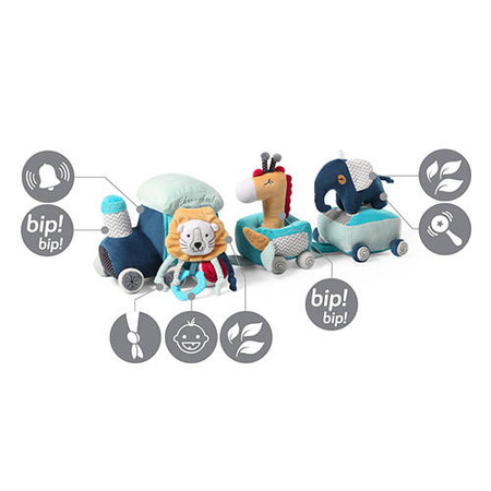 Babyono Zawieszka edukacyjna zawieszka do wózka Safari Train 413975