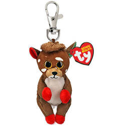 Ty Beanie Bellies JUNO 8,5 cm brązowy renifer Clip 431199