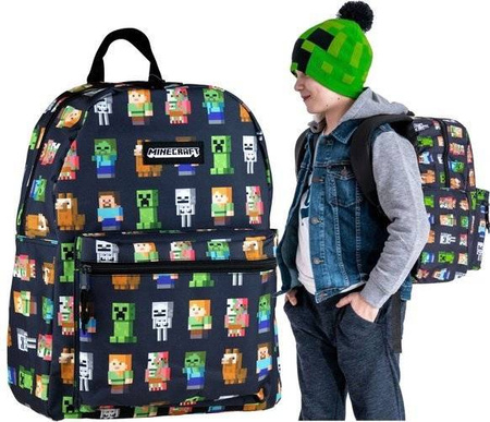 Plecak młodzieżowy minecraft multi character
