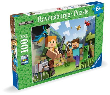 Puzzle Ravensburger 100el XXL Minecraft 041764