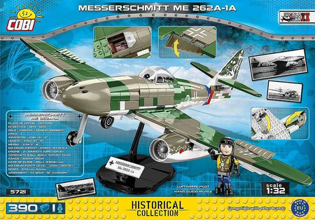 Cobi 5721 HC WWII Messerschmitt Me 262A-1A 394kl. 057213