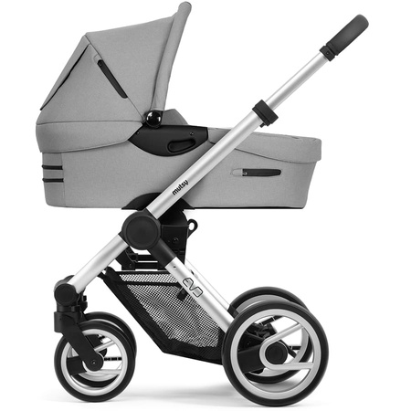 Mutsy Zestaw Evo Gondola Bold Pebble Grey + Stelaż Grey + Folia Przeciwdeszczowa 