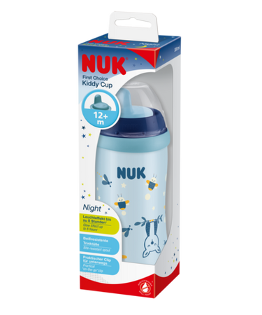 Nuk kubek niekapek Kiddy Cup 300 ml Night pow.12 m-cy 372608