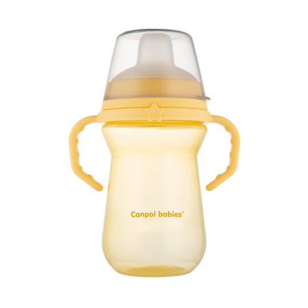 Canpol kubek z silikonowym ustnikiem FristCup 250 ml 870086