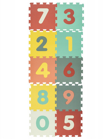 MATA PIANKOWA PASTELOWA CYFRY 847364