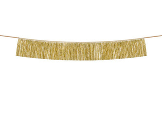 Girlanda frędzle złote 009134